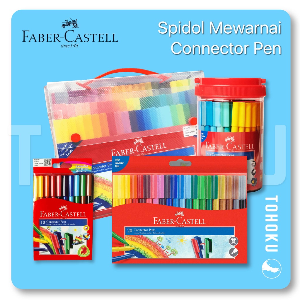 

SET CONNECTOR PEN FABER CASTELL