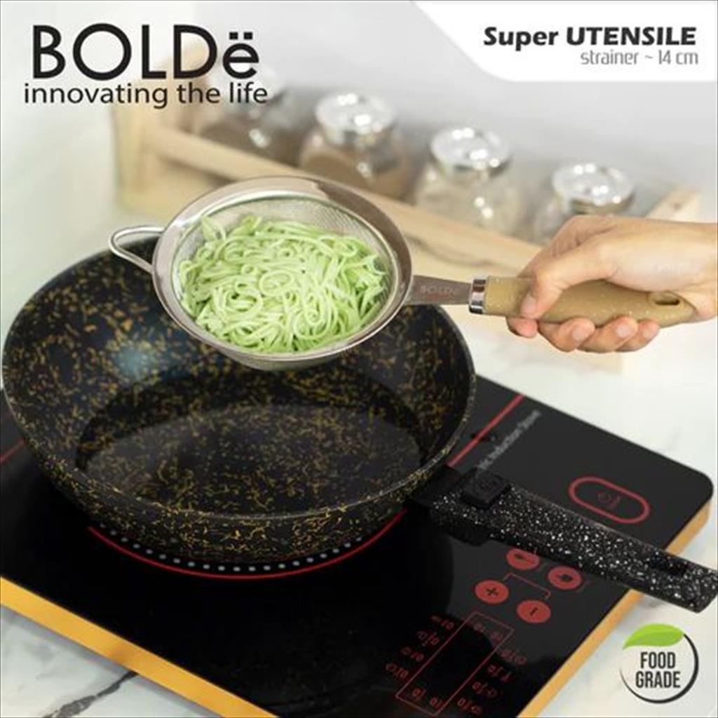 BOLDe Super Utensil - Saringan Tirisan Minyak Goreng - Oil Strainer 14cm - 20cm