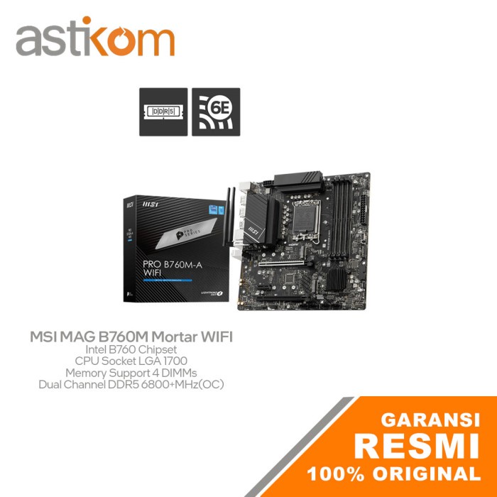 Motherboard MSI PRO B760M-A WIFI DDR5