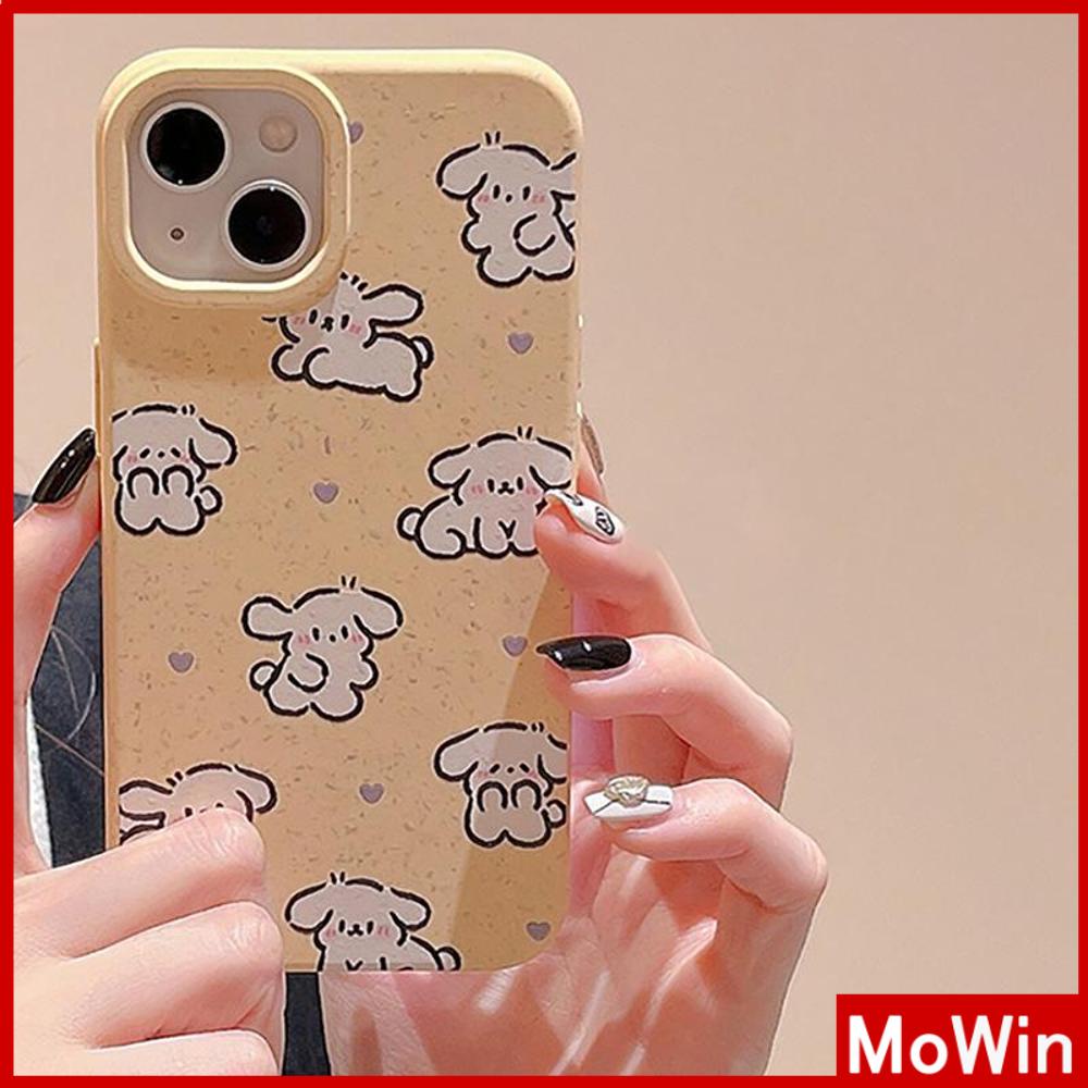 Case iPhone 14 Pro max iPhone Case Ramah Lingkungan Degradable Case Lembut Tahan Guncangan Perlindungan Cute Love Puppy Kompatibel dengan iPhone 13 Pro max 12 Pro Max 11 xr xs max 7Plus 8Plus