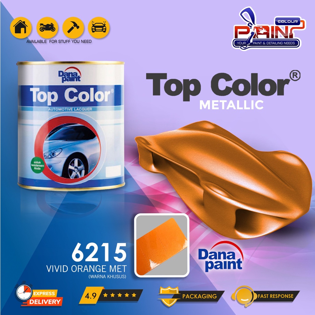 Top Color Metallic 6215 Vivid Orange Met - Cat Duco - ECER