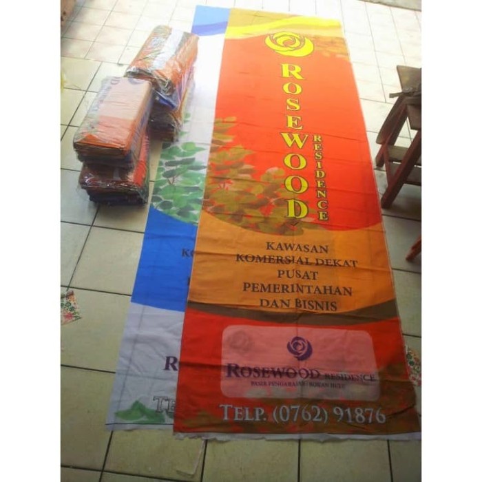 EDD Print KAIN bahan TC Banner / Umbul-umbul