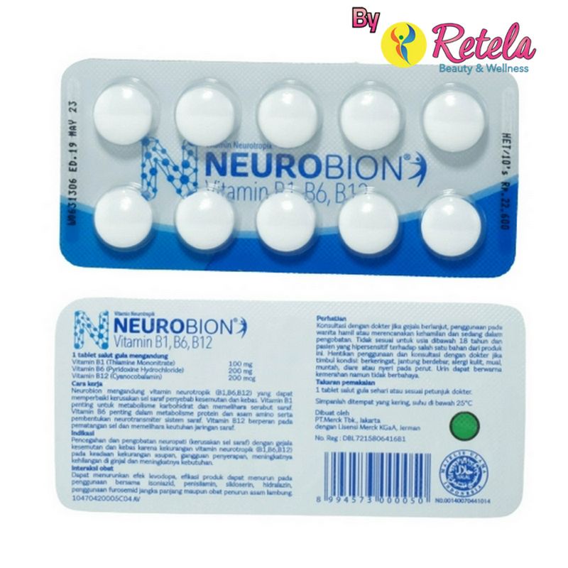 NEUROBION 1 STRIP 10 TABLET / VITAMIN B COMPLEX