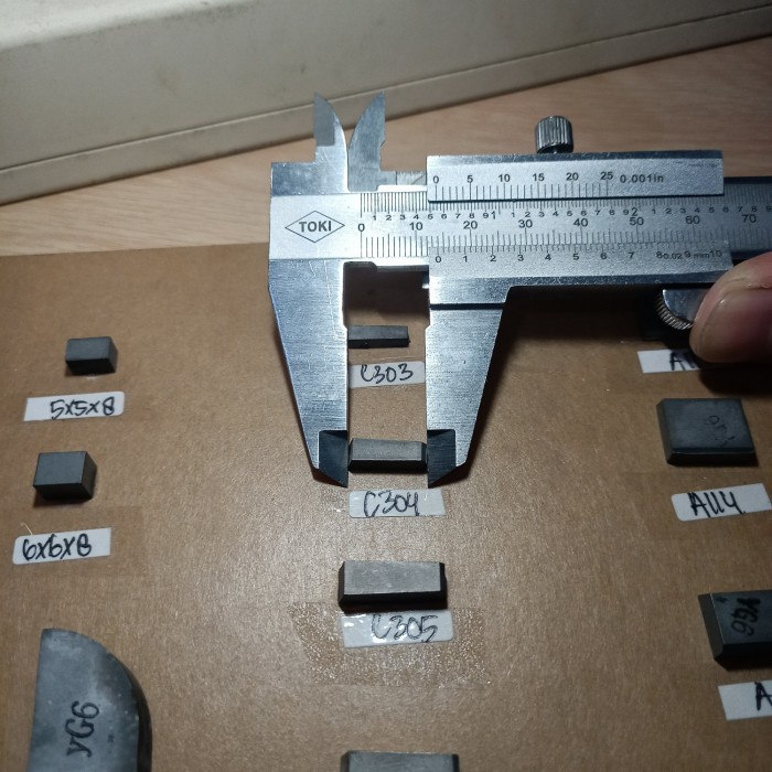 ECER widia c304 YG6 - betel widia -betel bubut widia - tip widia yg6 dt yg6