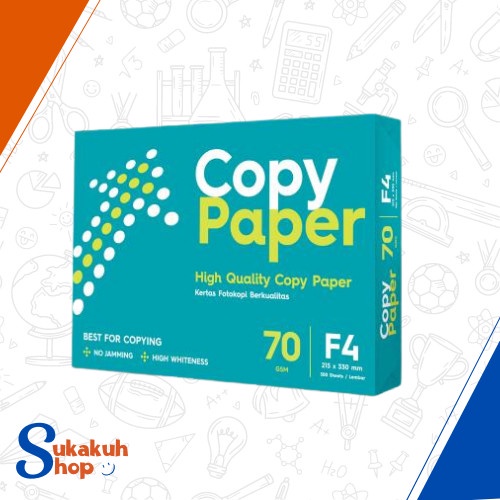 

Kertas hvs F4 copy paper 75 gram