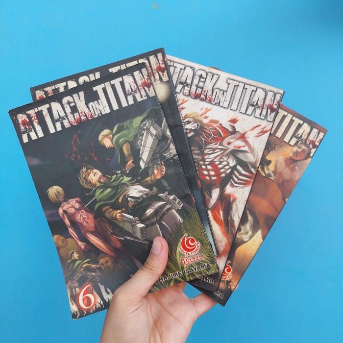 Komik Attack on Titan bekas