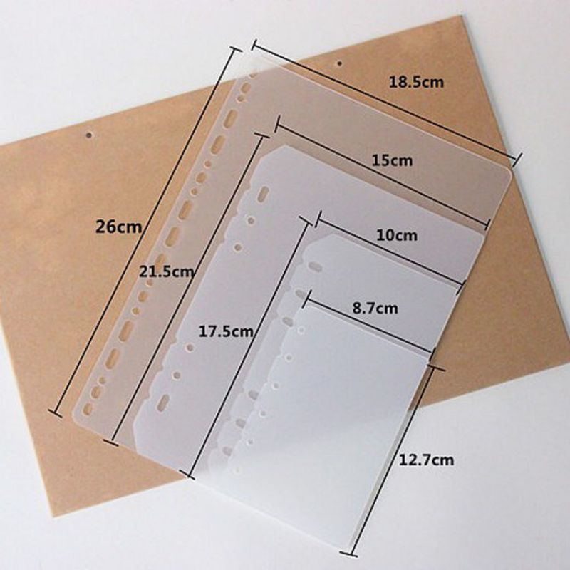 

Index 6 Ring Binder Plastik A5 A6 thehanscorner] 3