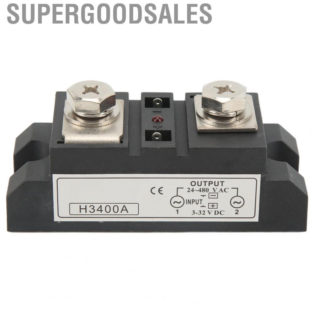 Supergoodsales Industrial State Relay ABS Housing With  DC 3-32V To AC 24-480V