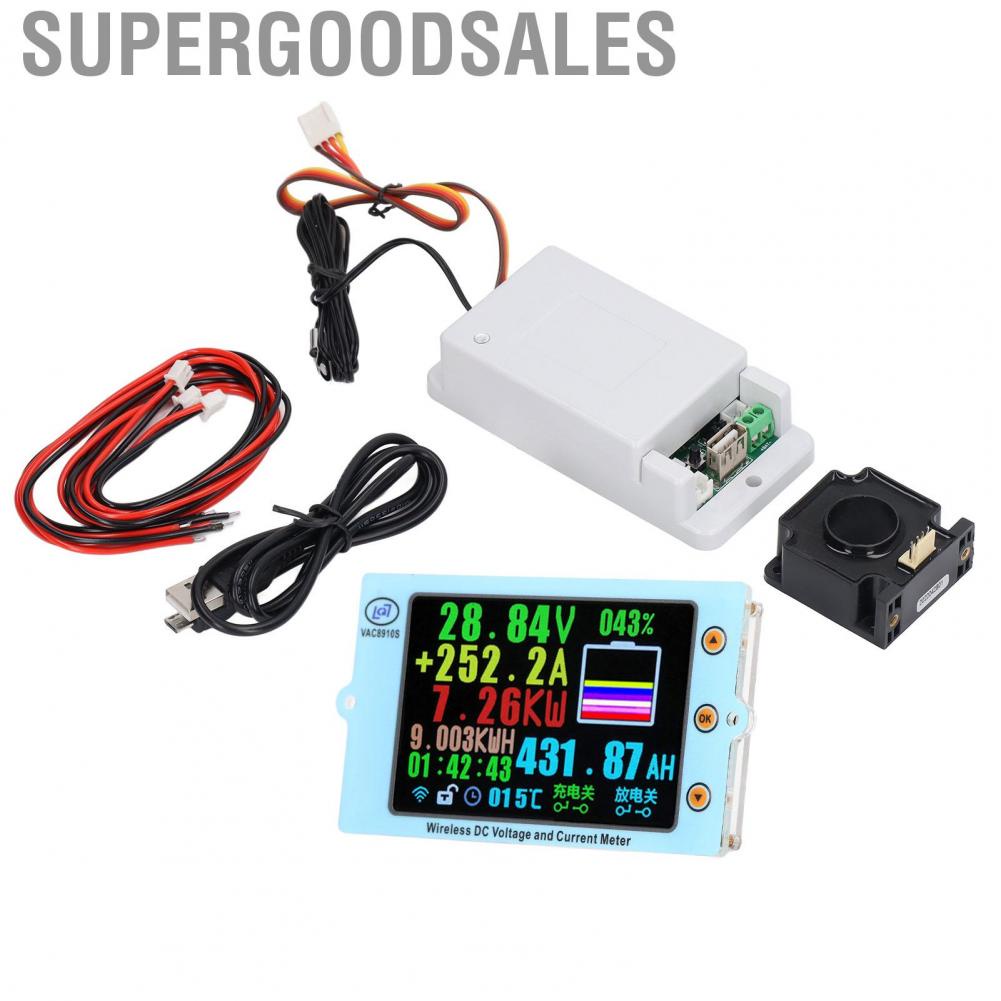 Supergoodsales Digital Voltmeter Ammeter Volt Gauge With Color Screen