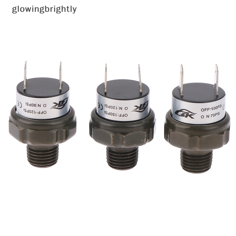 [glowingbrightly] 1pcs Heavy Duty1/4 NPT Katup Saklar Kontrol Tekanan Kompresor Udara 70-150PSI TFX