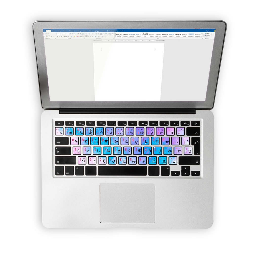 Stiker Keyboard Bahasa JAPAN JEPANG Delphinium Premium Vinyl PC Komputer Laptop Asus HP Lenovo Acer 
