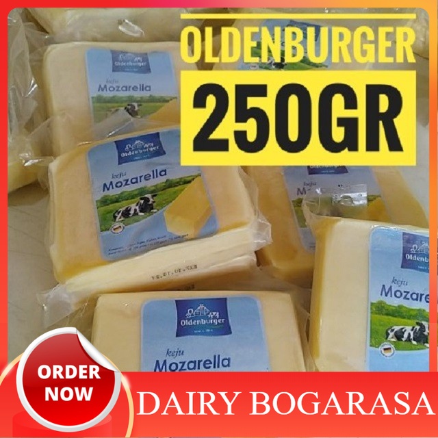 

Keju Mozarella Mozarela Mozzarella Oldenburger Olden Burger 250gr