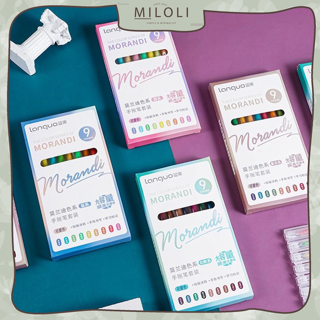 

[MILOLI] 1Set THE COLOR SERIES OF MORANDI Colour Pen Pensil Warna Series - D0047