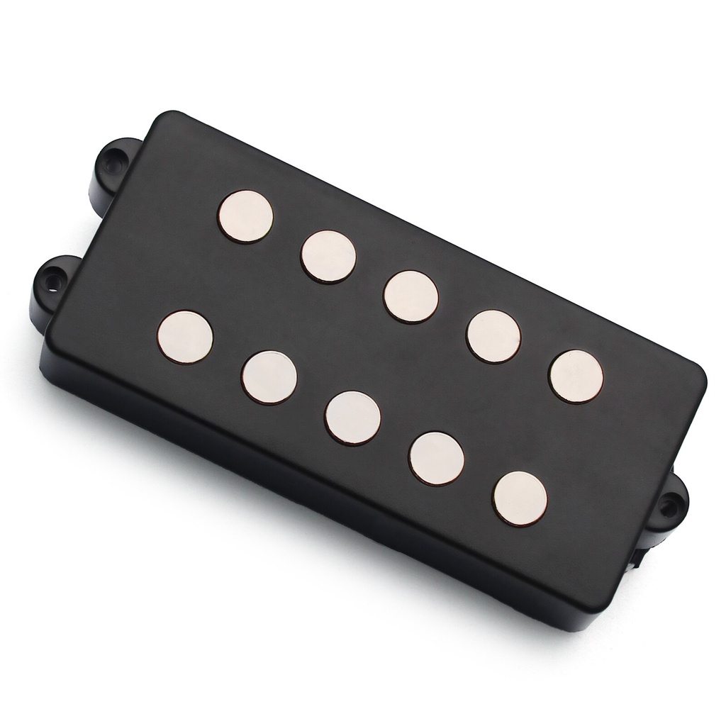 Buka Bass Guitar Pickup 5 String Double Coil Humbucker Pickup Magnet Keramik 62MM untuk Aksesori Git
