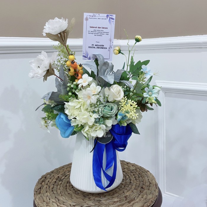 Bunga Vas ARTIFICIAL .. Bingkisan ultah pembukaan toko bingkisa