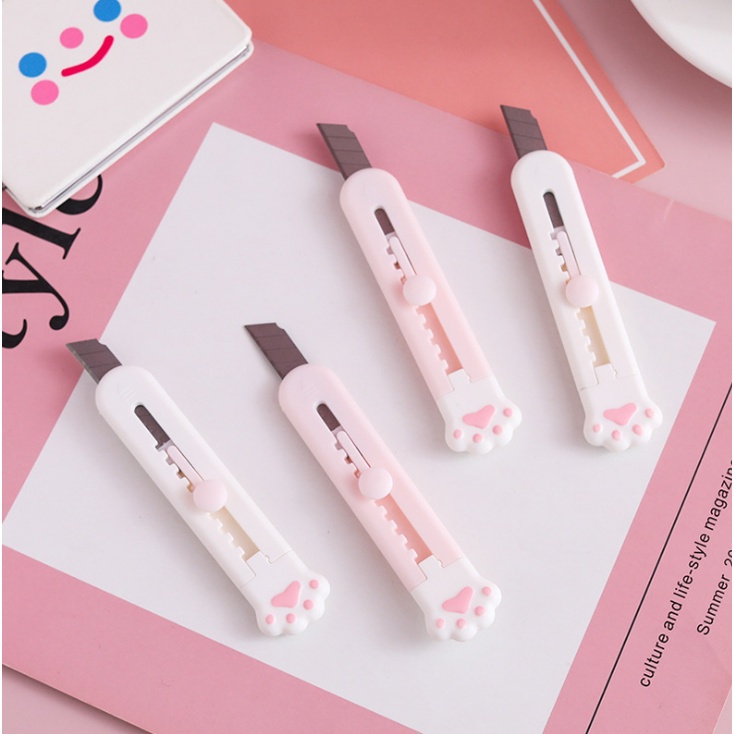 

CUTTER UNIK PAW / CUTTER LUCU MOTIF PAW / PISAU CUTTER MINI LUCU LG