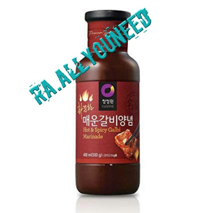 

Spicy Kalbi Sauce Marinade - Saus Marinasi Kalbi Pedas 500gram korea