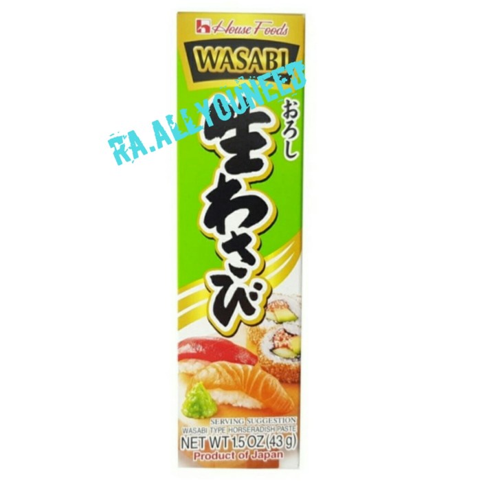 

Pasta Wasabi 43gr/House Neri Wasabi Paste Tube Sushi