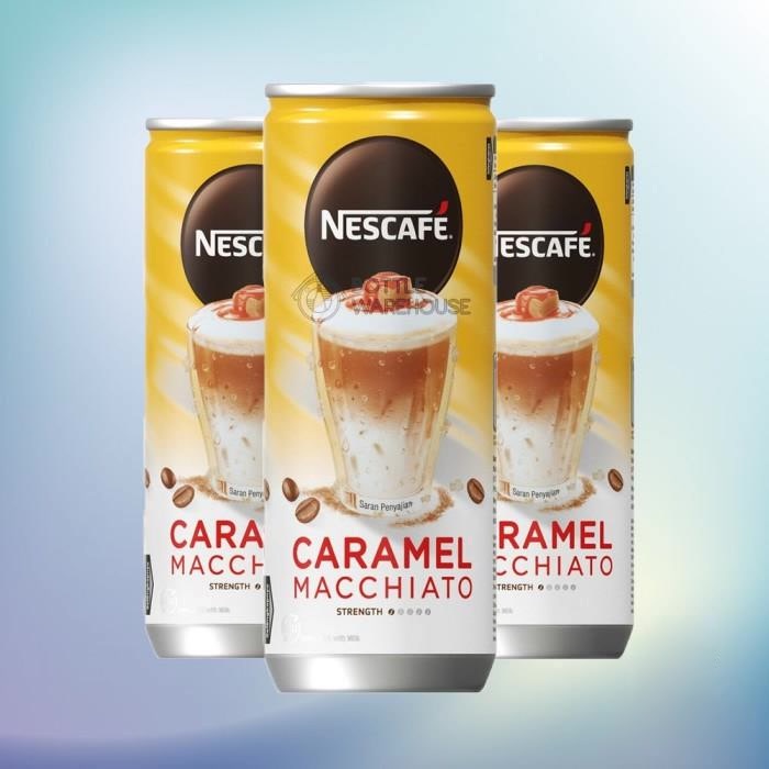 

NESCAFE Coffee Drink Caramel Macchiato @220ml x 3 Kaleng