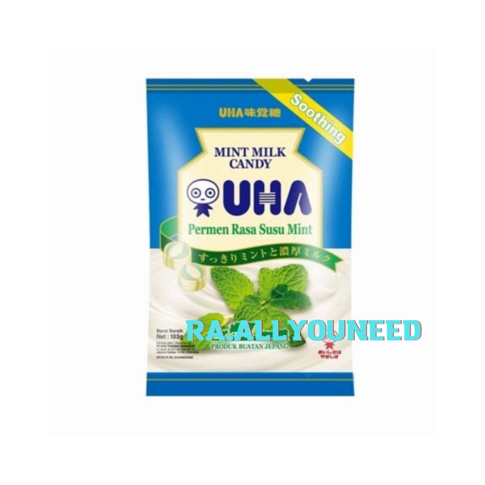 

Uha Mint Milk Candy / Permen Susu Rasa Mint 103 gram