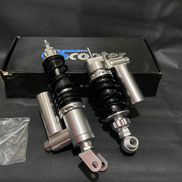 Part Vespa Shockbreaker shock depan belakang tabung vespa pts darling gs cooter - Putih Kapten Scoot