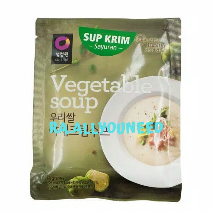 

Vegetable Soup /Sup Krim Sayuran Rasa Daging Sapi 60gr