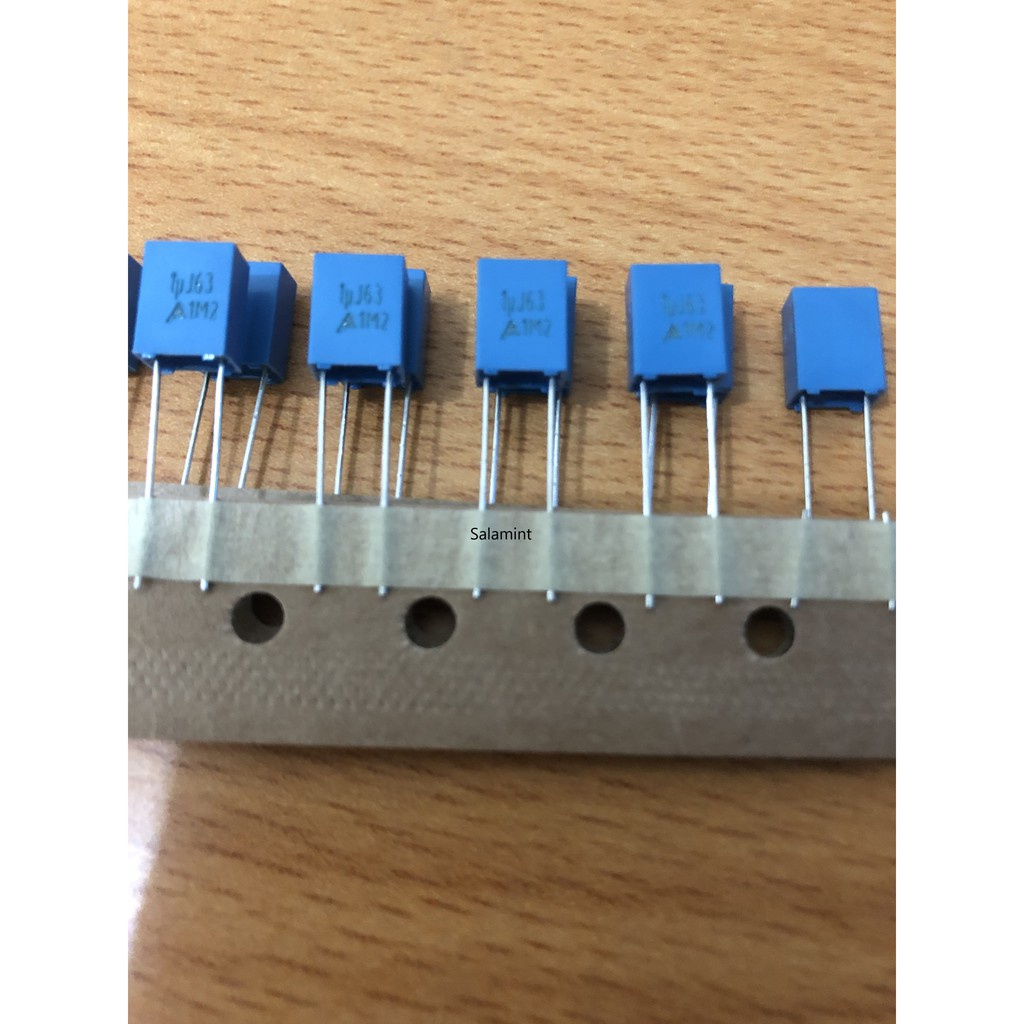 1 uf 63v dc 40vac 5% MKT capacitor kapasitor epcos / tdk