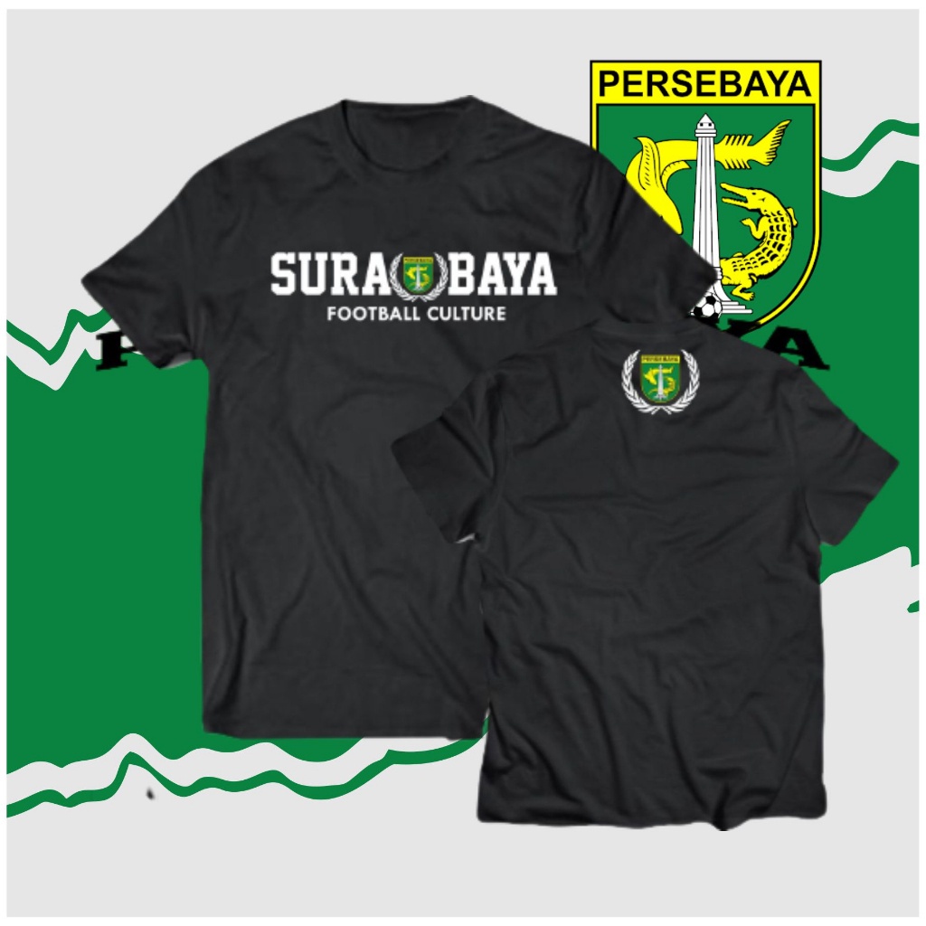 kaos persebaya warna hitam  jersey persebaya surabaya persebaya store official kaos bonek kaos bonek