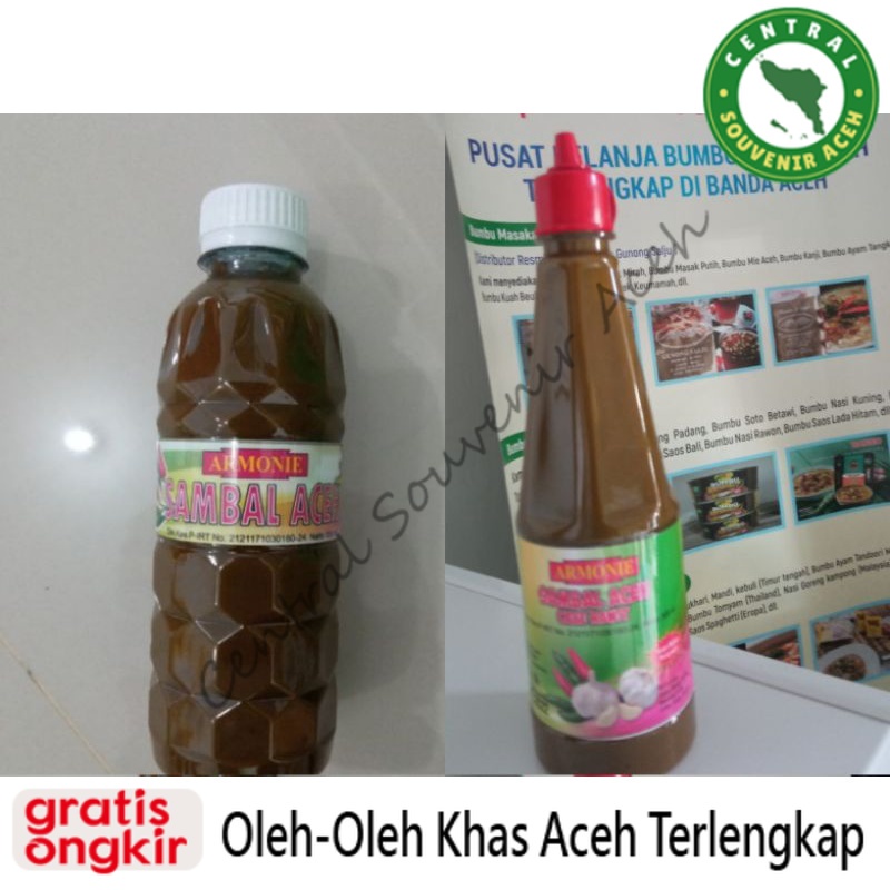 

ARMONIE Sambal Aceh Tek Li Botol ekonomis / Modern 300 ml