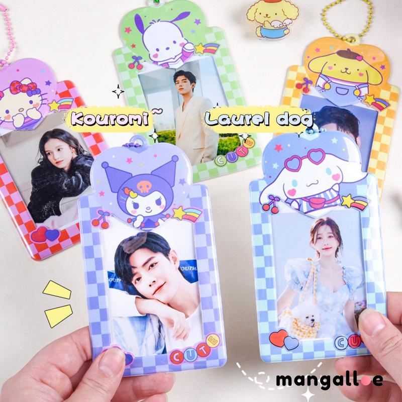 

Card Kuromi ID Sampul Kartu Lucu Cinnamoroll Pelindung Case Student Meal Card Cover -MG