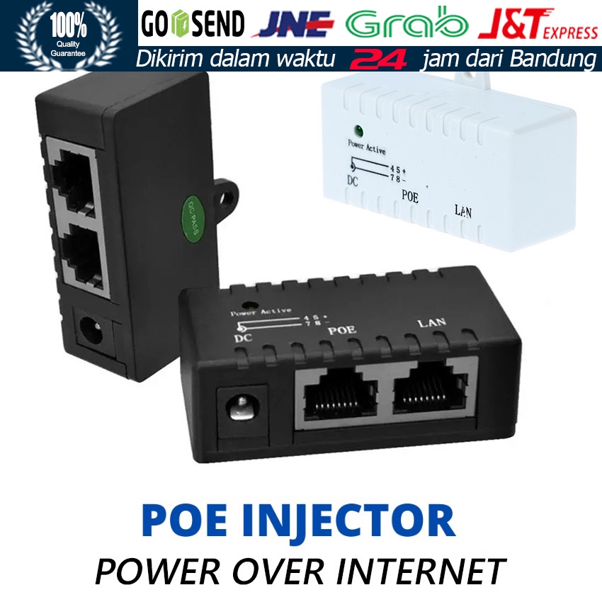 Poe Gigabit Passive / Poe Gigabit Adapter / POE Kotak / Power Over Ethernet Adapter