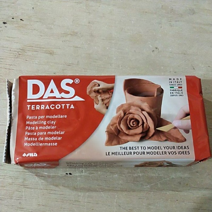 

Das Modelling Materials Teracota/White 500 Gr Italy / Tanah Liat Das