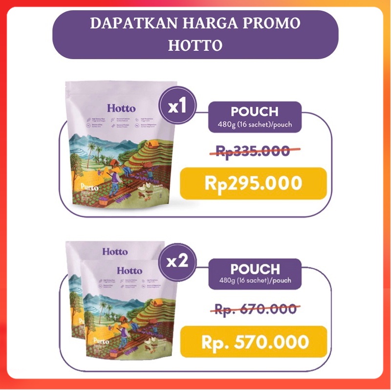 

[MDP] PROMO 2 POUCH HOTTO PURTO (32 SACHET) - SUPERFOOD MULTIGRAIN DENGAN UBI UNGU || AMAN UNTUK KOLESTROL, DIABETES, MAAGPROMO 2 POUCH HOTTO PURTO (32 SACHET) - SUPERFOOD MULTIGRAIN DENGAN UBI UNGU || AMAN UNTUK KOLESTROL , DIABETES , MAAG