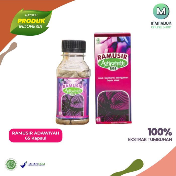 Banda aceh Ramusir Adawiyah 99 Kapsul Herbal Untuk Mengobai Wasir dan Ambieyen / Mengecilkan Radang 