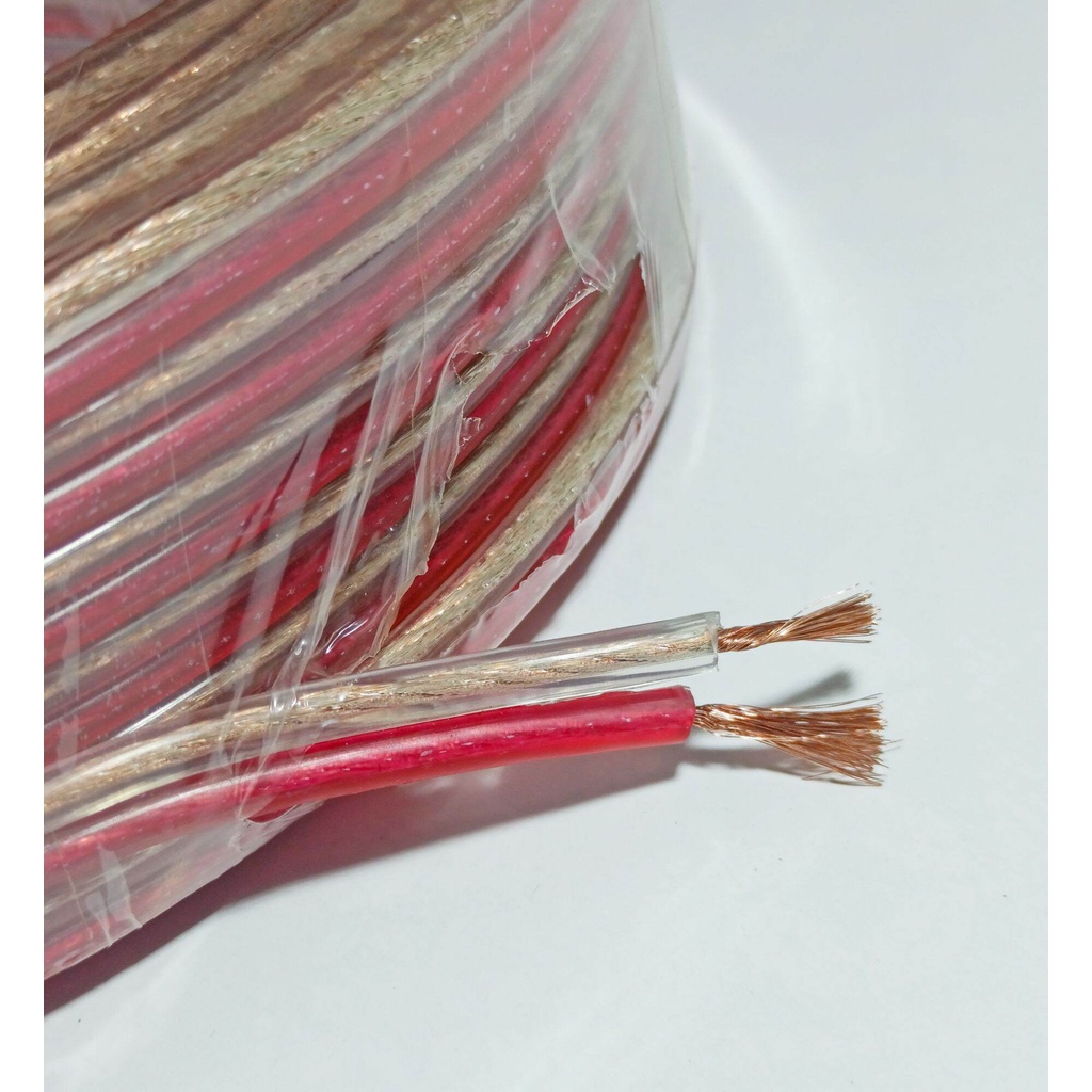 kabel serabut 2x80 5 10  20 meter / kabel transparan 2x8 serabut tebal