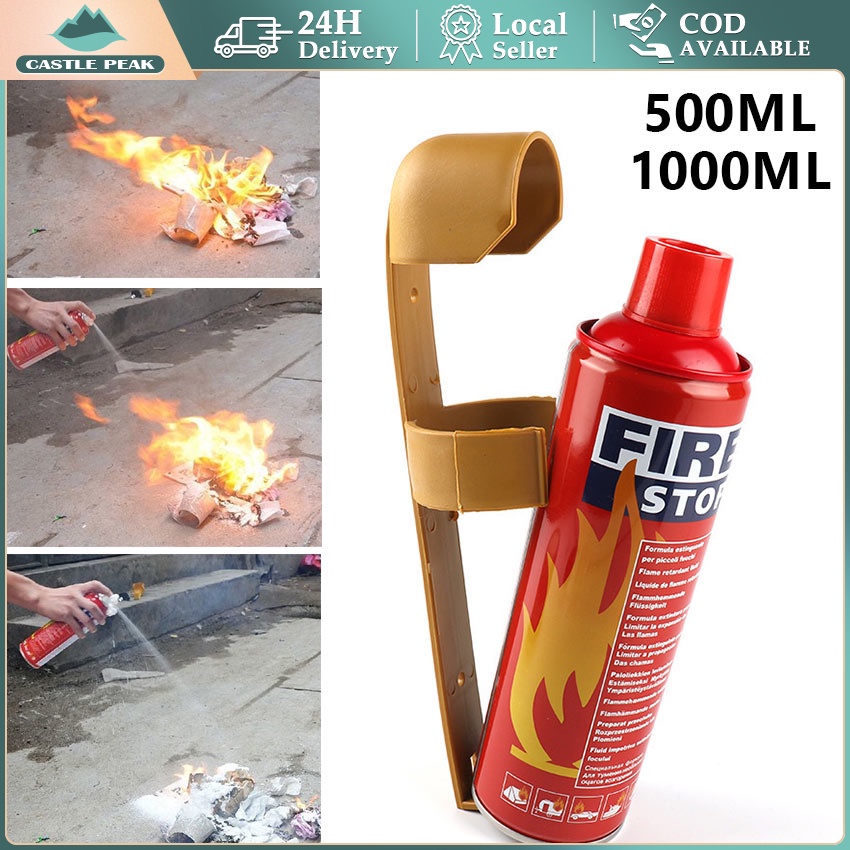 Fire Stop Alat Pemadam Api Mobil Mini+ Braket/ Apar Kecil Untuk Mobil / Apar Kecil