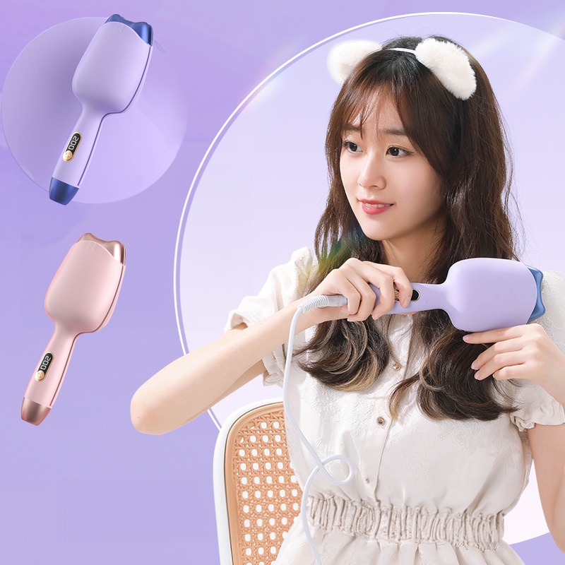 NEW catokan rambut curly otomatis 32MM keriting tahan lama wavy Perawatan Rambut Keratin