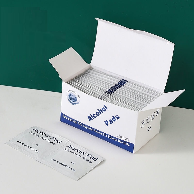100 Pcs SHP-HM 403 Alkohol Pads Kapas Alkohol Isi 100 Pcs Tissue Alkohol - Alcohol Pad Hand Surface 