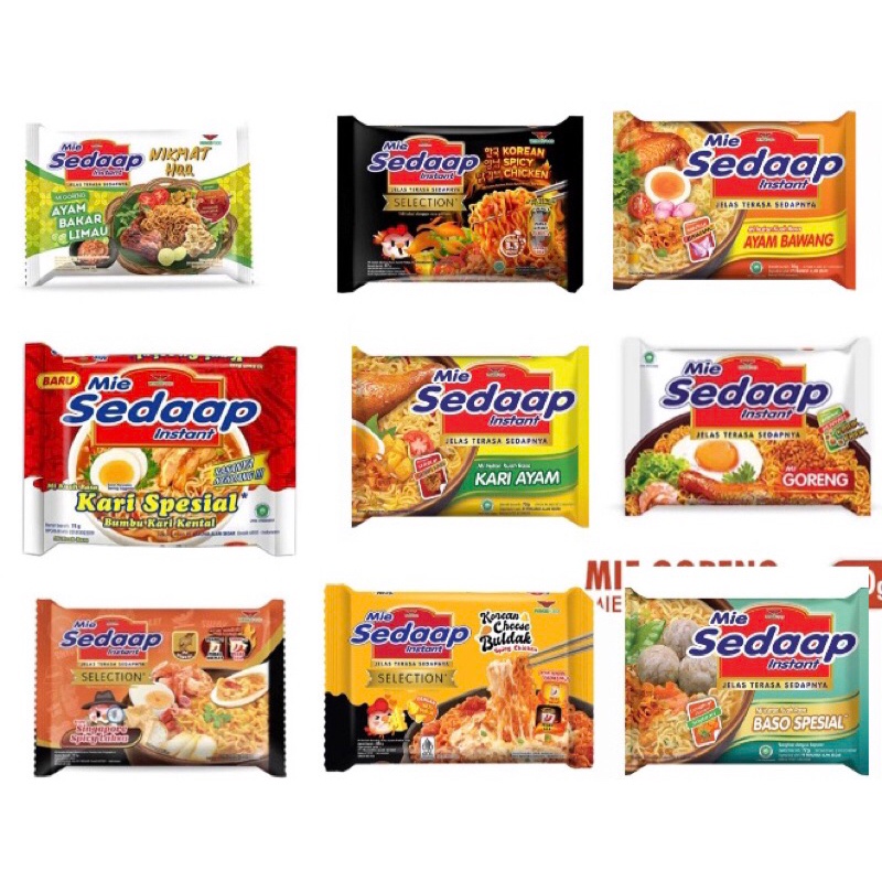 

Sedaap Mie Instant All Varian