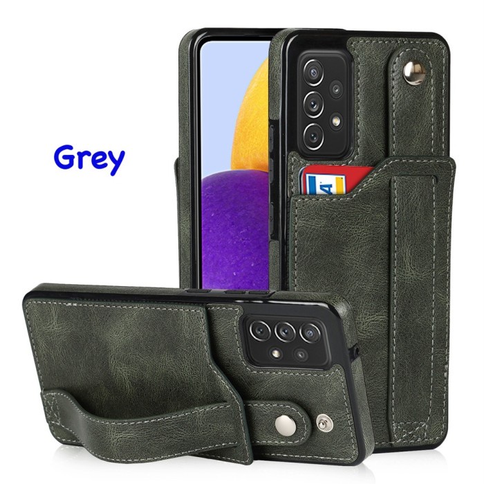 SAMSUNG GALAXY S22 PLUS, S22 ULTRA - Leather Card Wallet Case Casing - S22 PLUS. BROWN