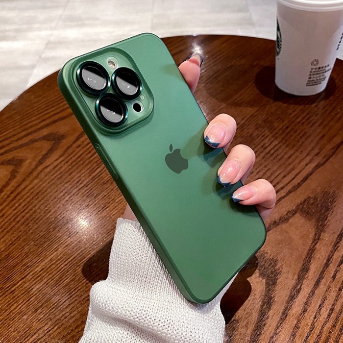 IPHONE 12, 12 PRO, 12 PRO MAX - ALPINE GREEN THIN TIPIS CASE CASING - 12