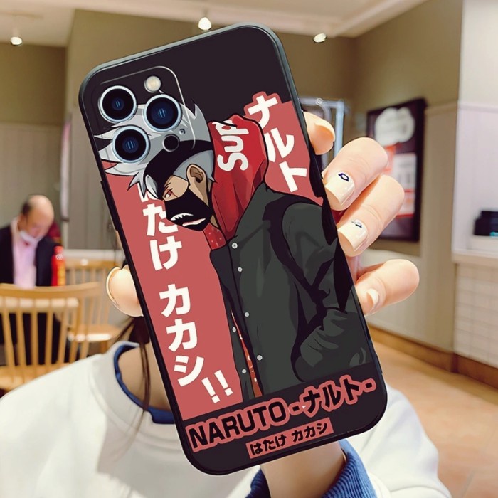 REDMI 10, 10A, 10C -NARUTO KAKASHI HATAKE BLACK HITAM SOFT CASE CASING - REDMI 10