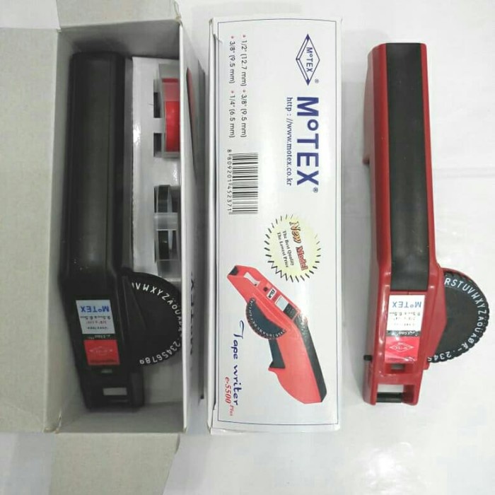 

Motex embossing label maker E-5500