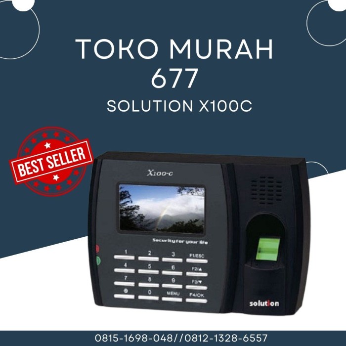 BERKUALITAS Mesin absen solution X100C