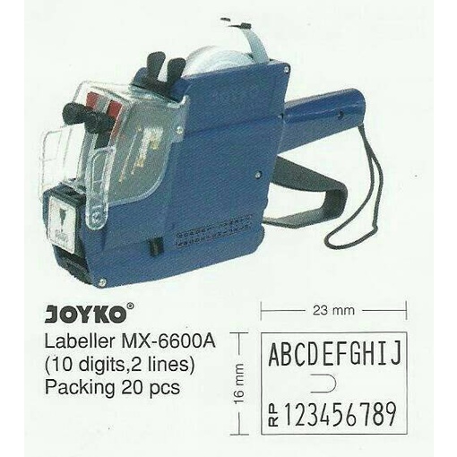 

mesin cetak nama&harga barang.JOYKO 6600.(ekonomis&praktis)