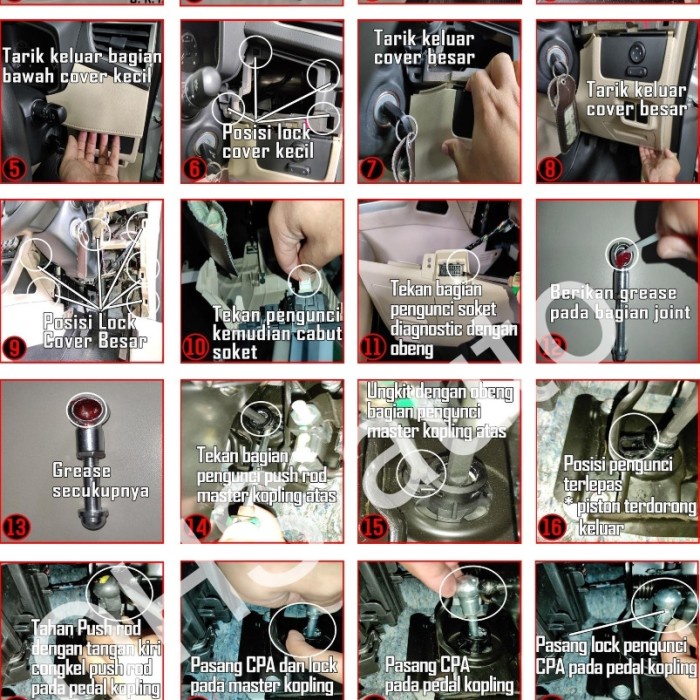 Setelan kopling Xpander / Livina / Clutch Pedal Adjuster / CPA