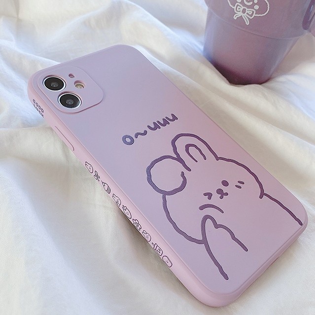 SAMSUNG A32 5G, A52/A52S, A72, M12, M22 - LILAY CUTE BUNNY CASE CASING - A52/A52S