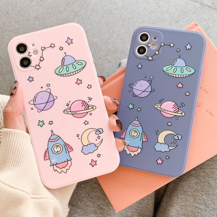 OPPO RENO 4, RENO 4F, RENO 5, RENO 5F - space star soft case casing - RENO 5F. PINK