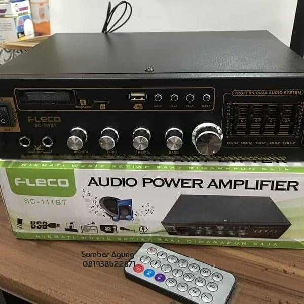 COD AMPLIFIER FLECO SC 111 BT BLUETOOTH STEREO AMPLI TERMURAH