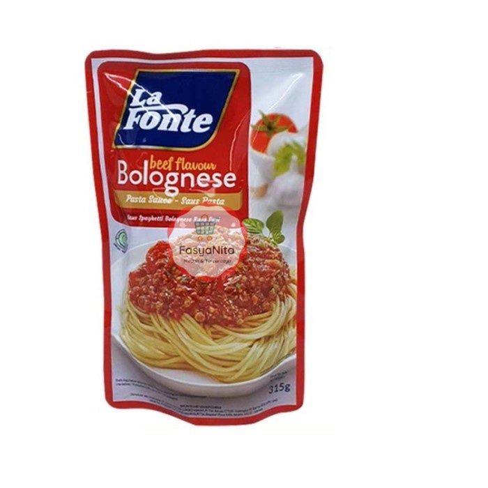 

LA FONTE SAUS PASTA BOLOGNESE 315 GR - FasyAnita Mart Denpasar
